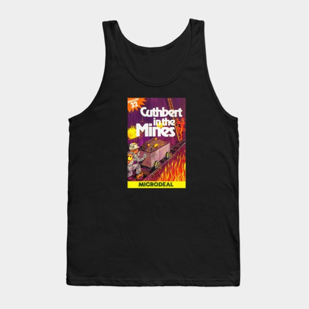 Cuthbert in the Mines Tank Top by RetroTrader